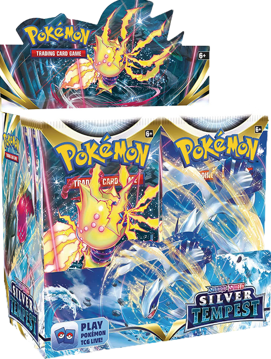 Sword & Shield: Silver Tempest Booster Box Display (36 Packs)