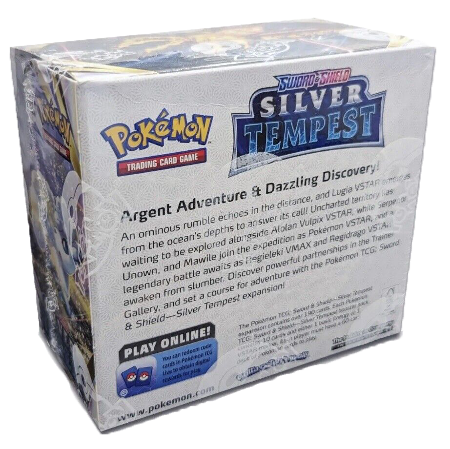 Sword & Shield: Silver Tempest Booster Box Display (36 Packs)